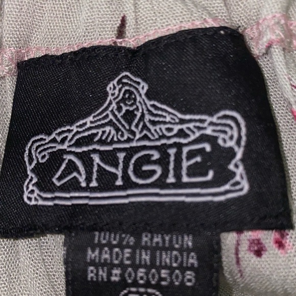 Angie Floral Top with Tie Plus Size - Picture 4 of 6